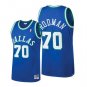 Dallas Mavericks Dennis Rodman Blue Throwback