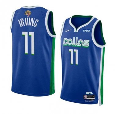 Dallas Mavericks Kyrie Irving Blue 2024 Finals City Edition Basketball