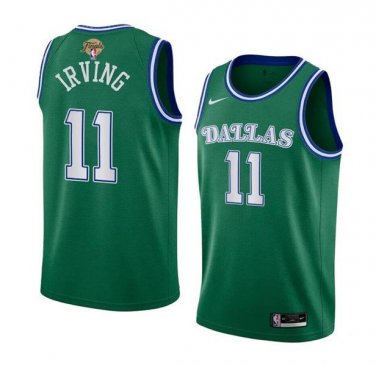 Dallas Mavericks Kyrie Irving Green 2024 Finals Classic Edition Basketball