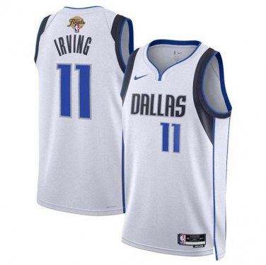 Dallas Mavericks Kyrie Irving White 2024 Finals Association Edition