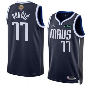Dallas Mavericks Luka Doncic Navy 2024 Finals Statement Edition