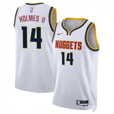 Denver Nuggets DaRon Holmes II White 2024 Draft Association Edition