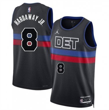 Detroit Pistons Tim Hardaway Jr Black 2024 Statement Edition