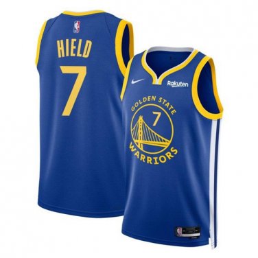 Golden State Warriors Buddy Hield Blue Icon Edition Stitched Basketball