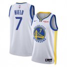 Golden State Warriors Buddy Hield White Association Edition Swingman Stitched