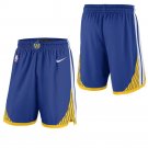 Golden State Warriors Icon Edition Stitched Blue Basketball Pockets Shorts