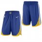 Golden State Warriors Icon Edition Stitched Blue Basketball Pockets Shorts