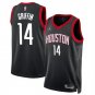 Houston Rockets AJ Griffin Black Statement Edition Stitched