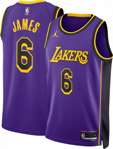 Los Angeles #6 Lebron James 2022-23 Statement Edition Purple