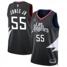 Los Angeles Clippers Derrick Jones Jr Black Statement Edition Stitched