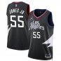 Los Angeles Clippers Derrick Jones Jr Black Statement Edition Stitched