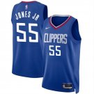 Los Angeles Clippers Derrick Jones Jr Blue Icon Edition Stitched