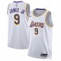 Los Angeles Lakers Bronny James Jr. White 2024 Draft Association Edition