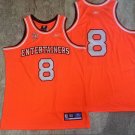 Men Lakers Kobe Bryant Locke Park No. 8 Reebok Orange Embroidered