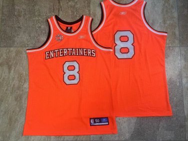 Men Lakers Kobe Bryant Locke Park No. 8 Reebok Orange Embroidered