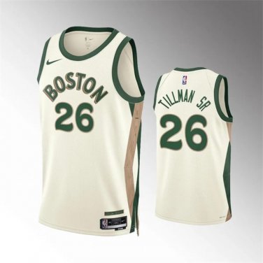 Mens Boston Celtics Xavier Tillman Sr 2023-24 Cream City Edition