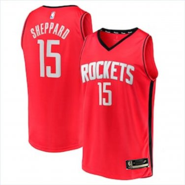 Mens Houston Rockets Reed Sheppard 2024 Draft Fast Break Icon  Red