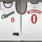 Mens Los Angeles Clippers Russell Westbrook 2024-25 Association Edition  White
