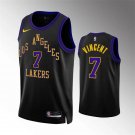 Mens Los Angeles Lakers #7 Gabe Vincent 2023-24 Black City Edition
