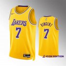 Mens Los Angeles Lakers #7 Gabe Vincent Gold Icon Edition  2024