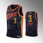 Mens Oklahoma City Thunder Josh Giddey Black 2023-24 City Edition Swingman