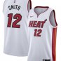 Miami Heat Dru Smith White 2024 Association Edition Stitched Basketball