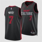 Miami Heat Kel'el Were Black 2024 Draft City Edition Stitched Basketball