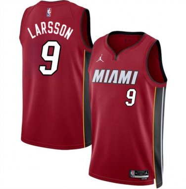 Miami Heat Pelle Larsson Red 2024 Draft Statement Edition Basketball