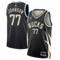 Milwaukee Bucks AJ Johnson Black 2024 Draft Statement Edition