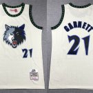 Mitchell & Ness Timberwolves Kevin Garnett Basketball  Cream White