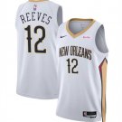 New Orleans Pelicans Antonio Reeves White 2024 Draft Association Edition