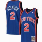 New York Knicks Larry Johnson Basketball  Blue 1998-1999