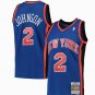 New York Knicks Larry Johnson Basketball  Blue 1998-1999