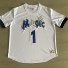 Orlando Magic Tracy McGrday Retro Basketball Stitched Short sleeve White