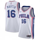 Philadelphia 76ers Caleb Martin White Association Edition Stitched