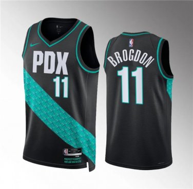 Portland Trail Blazers Malcolm Brogdon 2022-23 Black City Edition