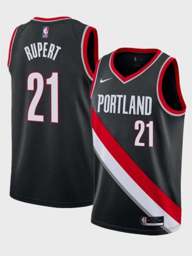 Portland Trail Blazers Rayan Rupert Black Icon Edition