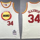 Rocket Hakeem Olajuwon Basketball  Cream White Throwback