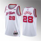 Rockets Alperen Sengun City Basketball  White 2024