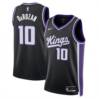Sacramento Kings DeMar DeRozan Black Icon Edition Swingman Stitched