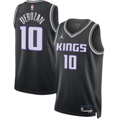 Sacramento Kings DeMar DeRozan Black Statement Edition Stitched