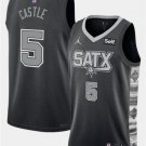San Antonio Spurs Stephon Castle Black 2024 Draft Statement Edition