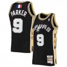 San Antonio Spurs Tony Parker Black 2001-02 Hardwood Classics Swingman