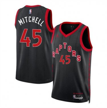 Toronto Raptors Davion Mitchell Black Statement Edition