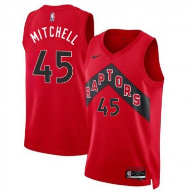 Toronto Raptors Davion Mitchell Red Icon Edition