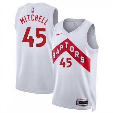 Toronto Raptors Davion Mitchell White Association Edition