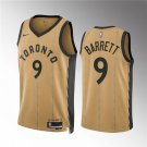 Toronto Raptors RJ Barrett Gold 2023-24 City Edition Basketball