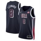 USA Basketbal Kawhi Leonard Navy 2024 Swingman Stitched
