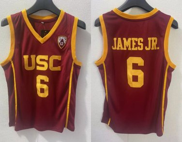 USC Trojans Bronny James Jr. College Basketball  Red
