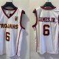 USC Trojans Bronny James Jr. College Basketball  White